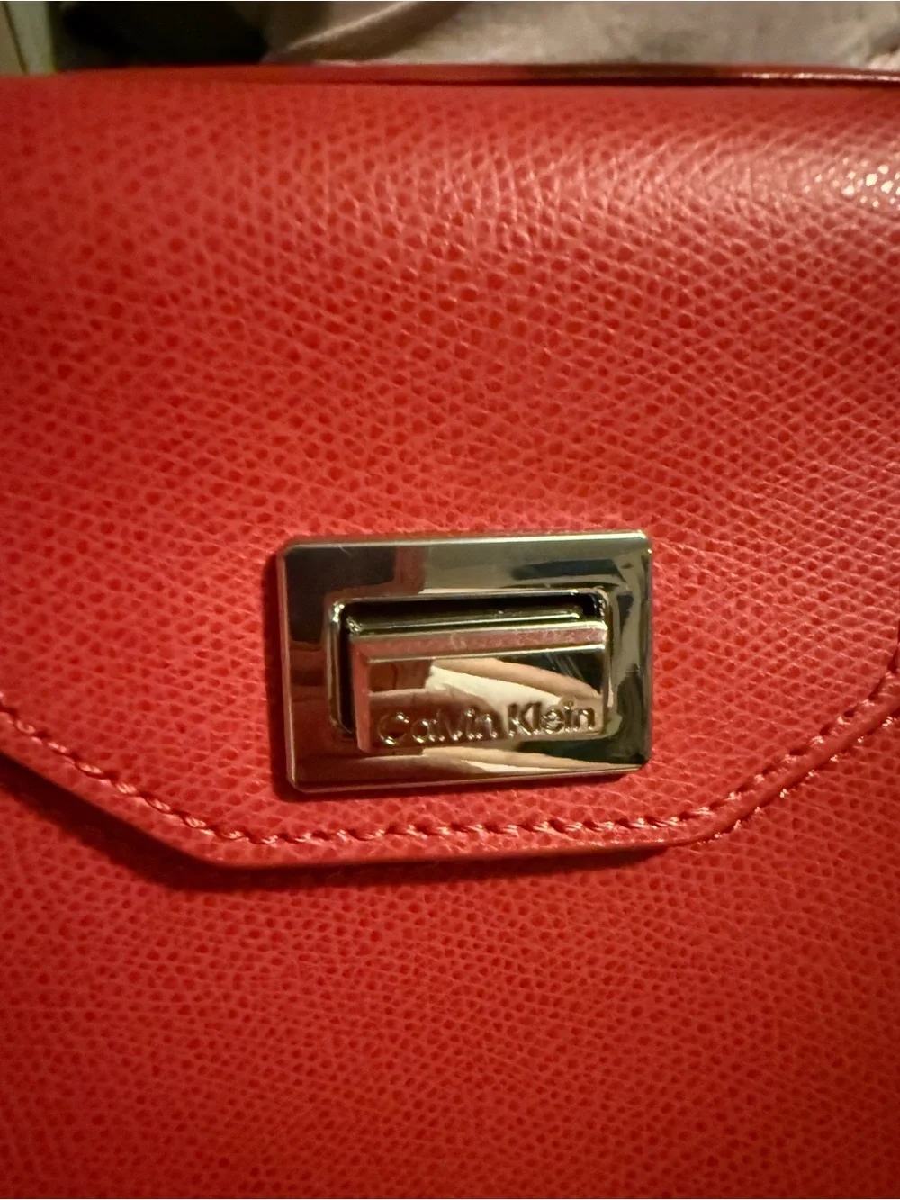 Calvin Klein Women’s Red Shoulder Bag like NEW